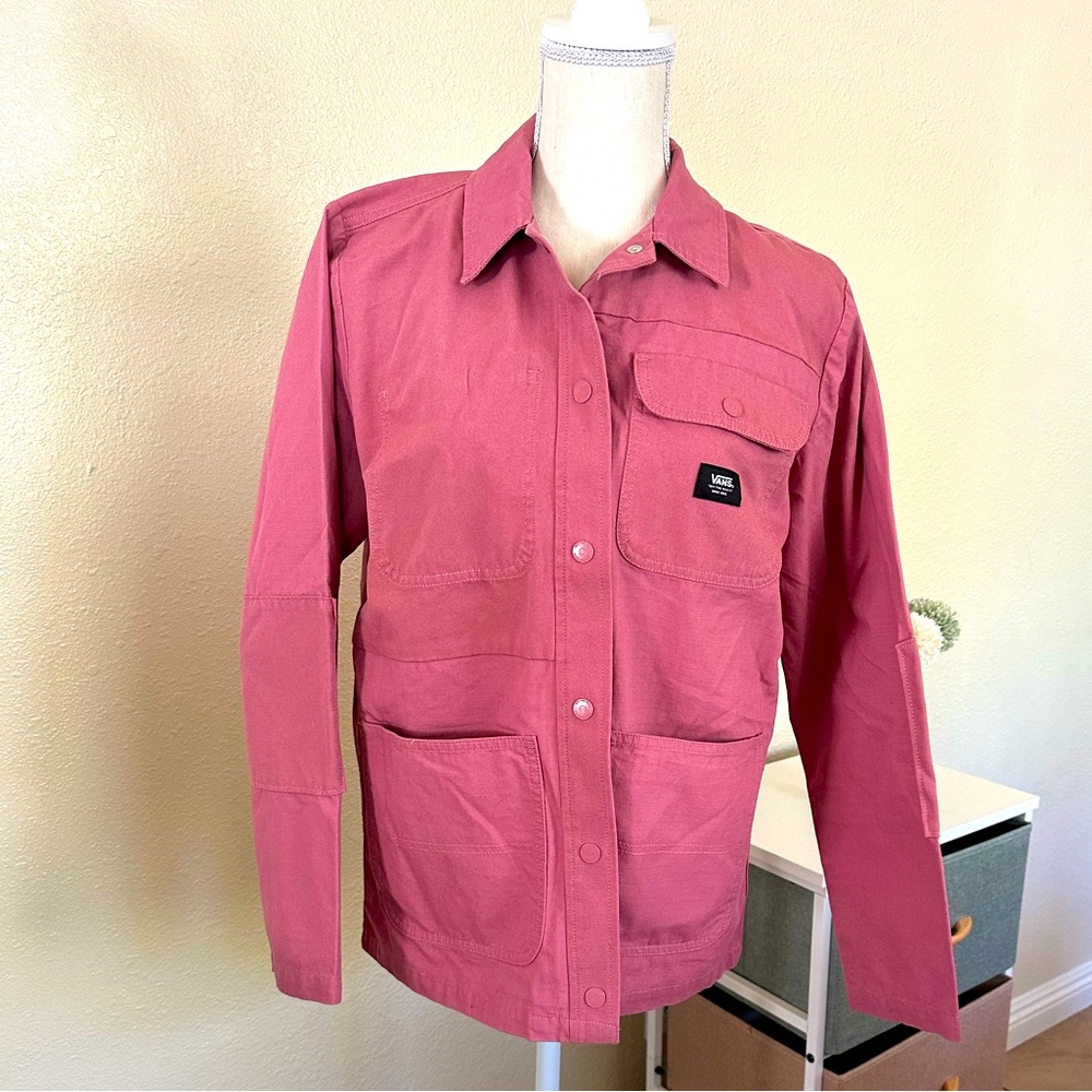 Vans lightweight pink jacket, small